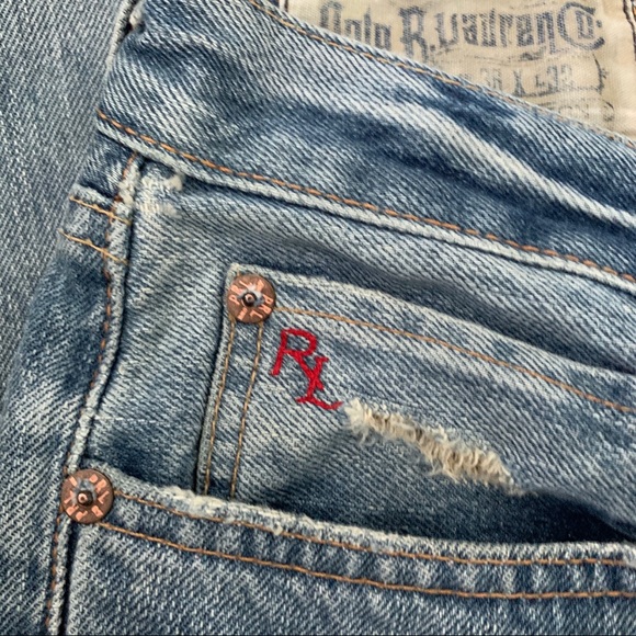 Polo Ralph Lauren 15941 Light Wash Straight Jeans - Picture 3 of 9
